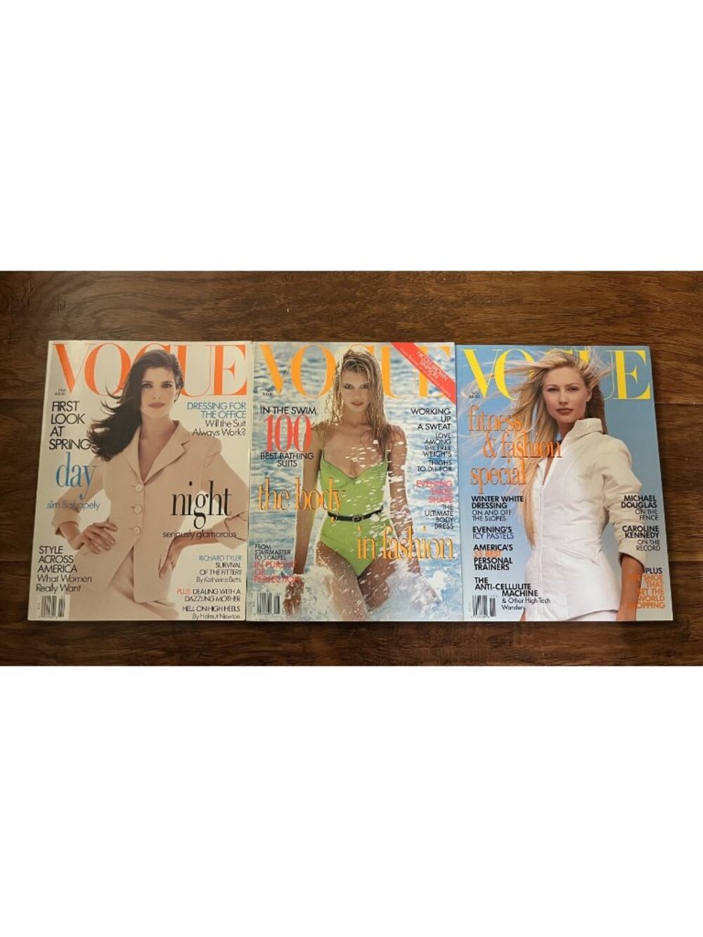 Vintage Lot of  3 - 1995 VOGUE Magazine Collector Set Fashion